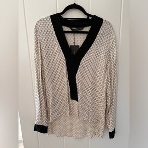 ZARA printed tunic top NWT